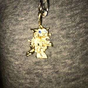 10k gold UK wildcat pendant